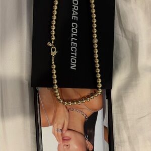 DRAE collection Gold Beaded Necklace